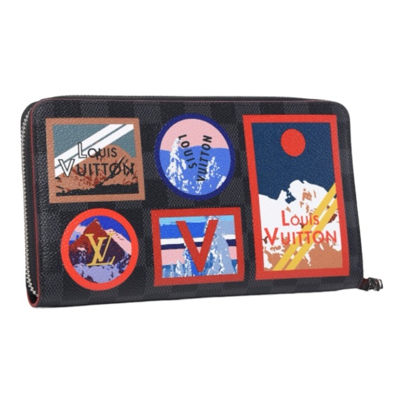 Louis Vuitton Limited Edition Damier Graphite Alps Zippy Wallet Organizer W COA - Picture 14 of 16